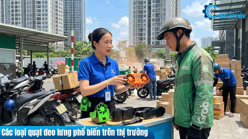 Các loại quạt đeo lưng phổ biến trên thị trường