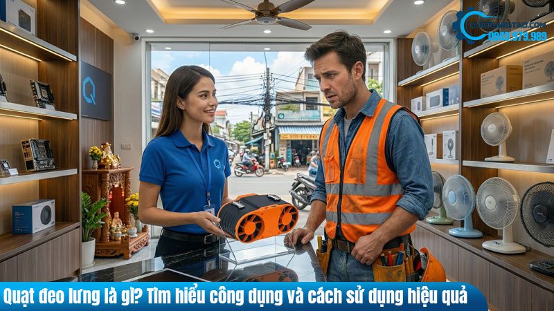 Quạt đeo lưng là gì? Tìm hiểu công dụng và cách sử dụng hiệu quả