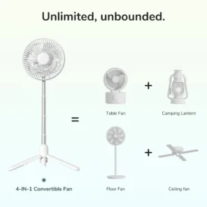 Quạt Cắm Trại Đa Năng JISULIFE FA37