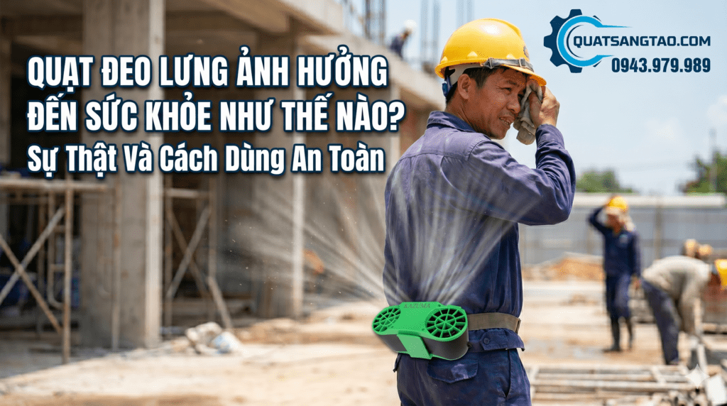 Quạt Đeo Lưng Ảnh Hưởng Sức Khỏe Thế Nào? Cách Dùng An Toàn